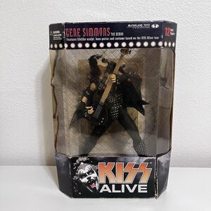 Vintage McFarlane Toys Gene Simmons The Demon KISS Alive 12" Figure 2001